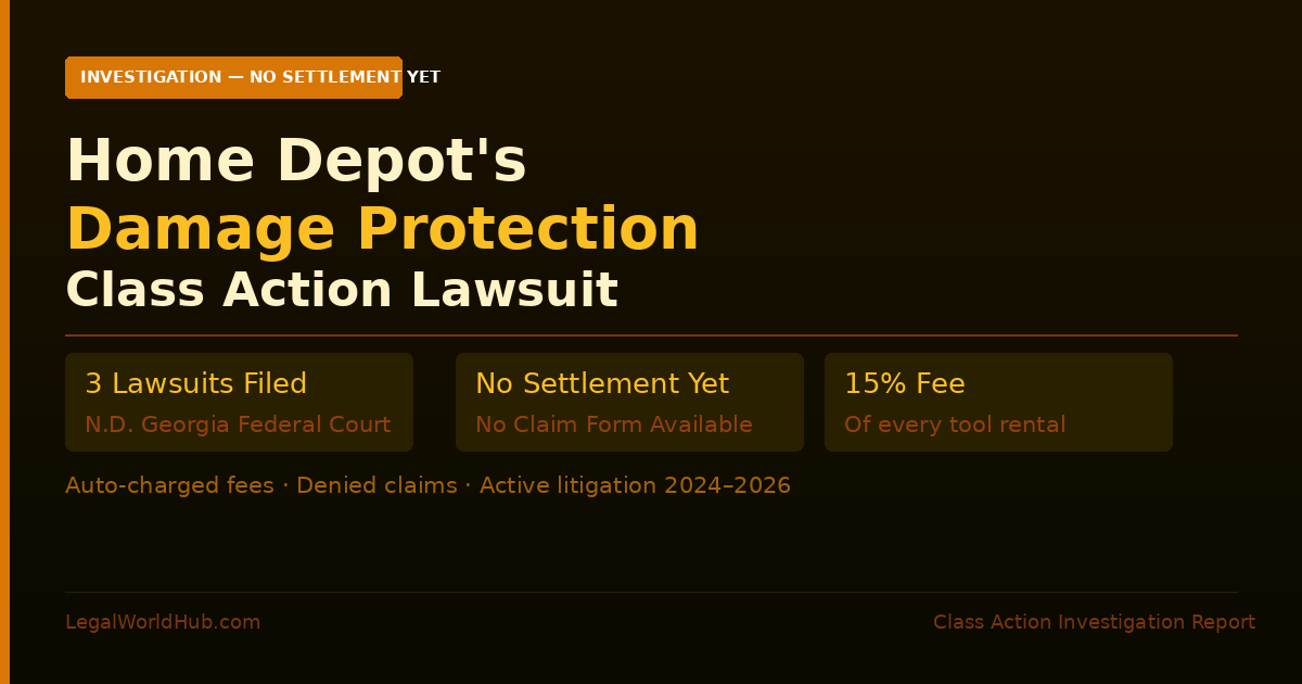 Home Depot's Tool Rental "Damage Protection" Is Being Challenged in Court, Here's What Renters Need to Know