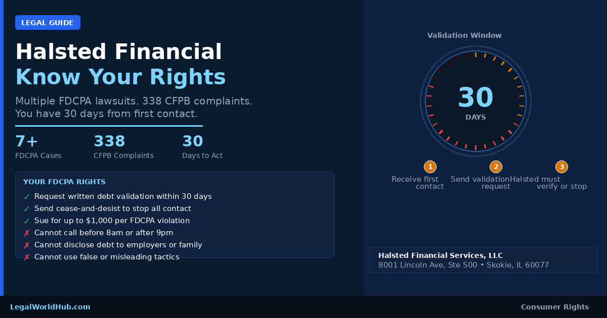 Halsted Financial Services Called You. You Have 30 Days Before You Lose a Key Legal Right.