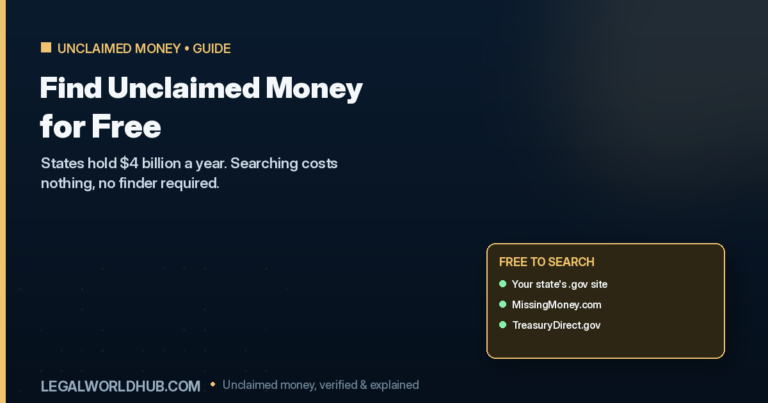How to search for unclaimed money for free using official state and federal databases