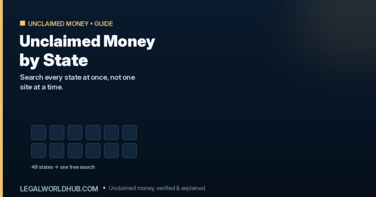 Search unclaimed money across all US states at once instead of checking each state individually